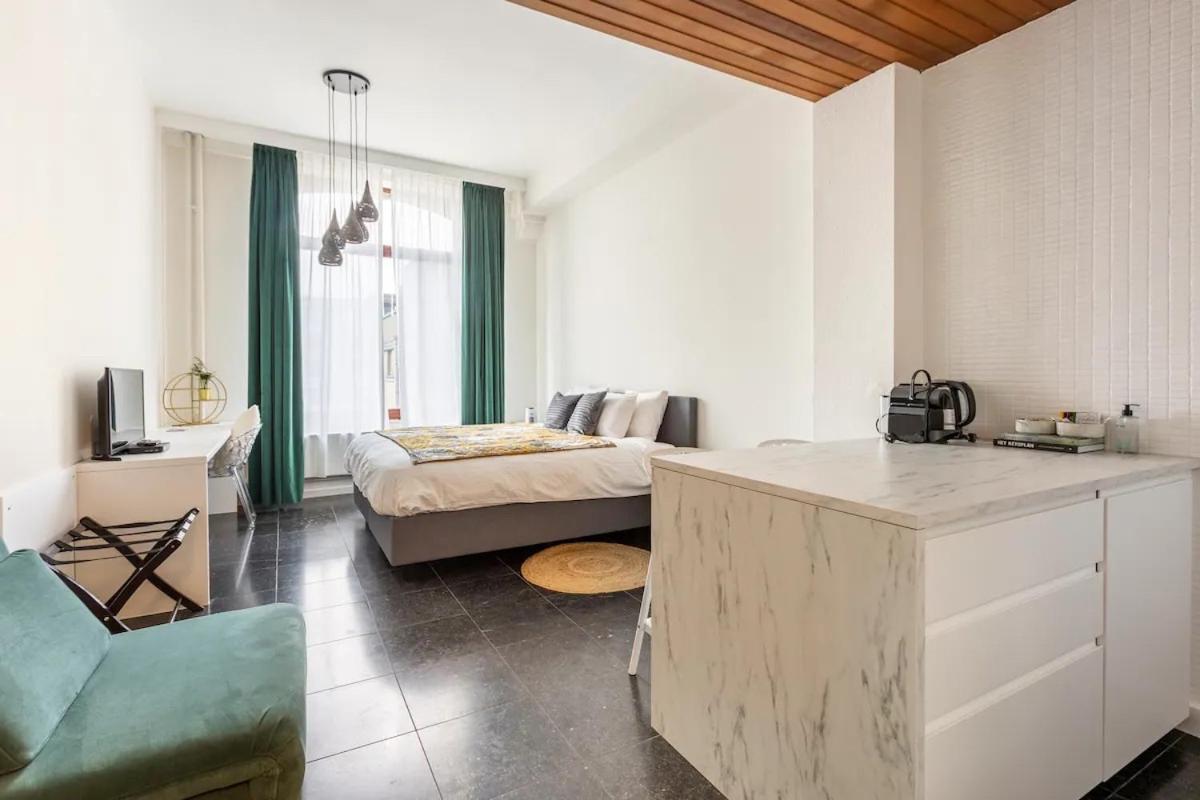 Riverview Studio In Historical Heart Of Anvers Extérieur photo